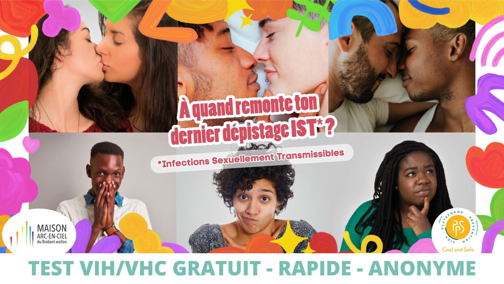Image de couverture Plateforme Prévention SIDA : Dépistage VIH - Hépatite B et C - Syphilis GRATUIT - ANONYME - CONFIDENTIEL - RÉSULTAT IMMÉDIAT. DECEMBRE